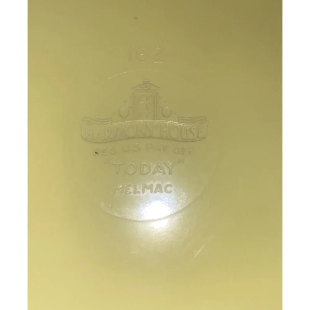 Set Of 3 Harmony House Today Yellow Melmac 9.5 Inch Plates‎